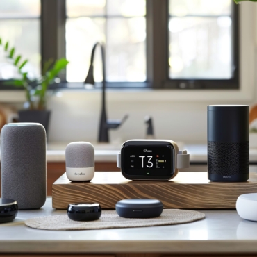 gadgets for smart homes, like thermostats and speakers, Generative AI.